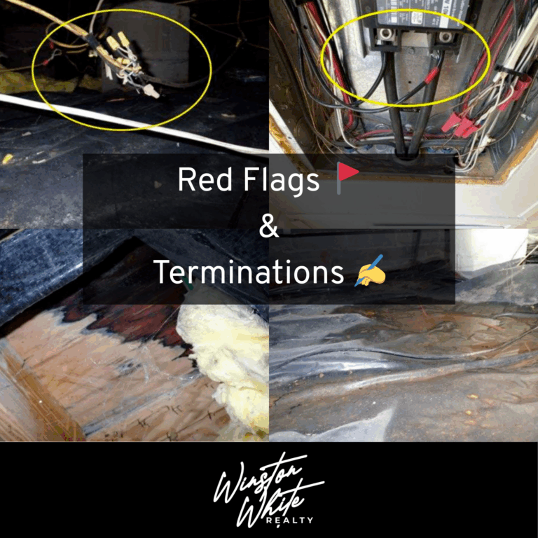 Items of concern on home inspections in Georgia. Red Flags and Purchase and sale agreement terminations from a Georgia Real Estate Broker.