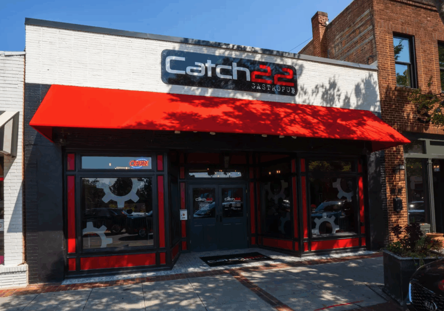 Photo of the street view of Catch 22 Gastropub Monroe ga restaurant in Monroe ga